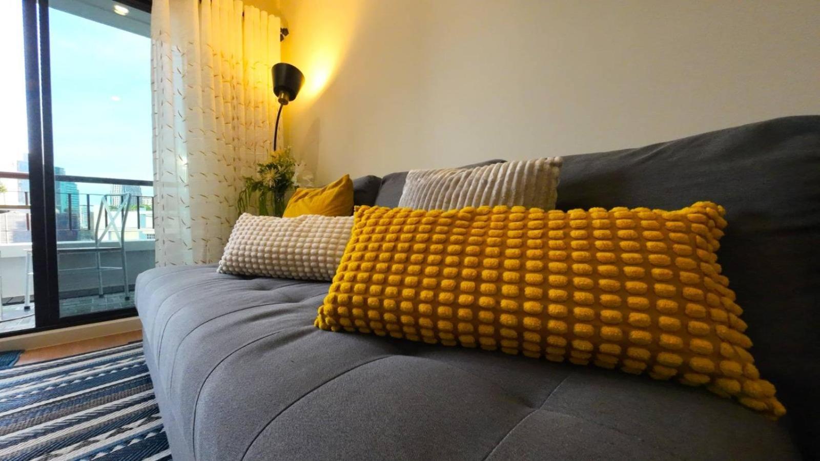 Cozy 1Br Walk To Bts And Airport Rail Link Close To Malls G7 曼谷 客房 照片